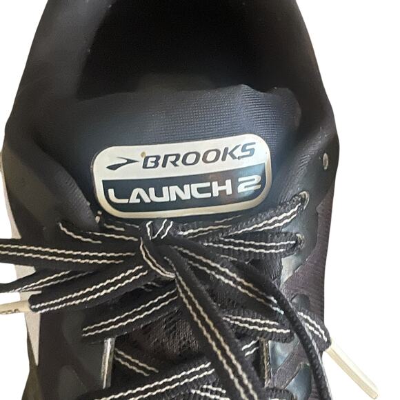 BROOKS Launch 2 DNA Women's Size 10/EU 42 Black White 1201781B001 Running Shoes - Picture 4 of 11
